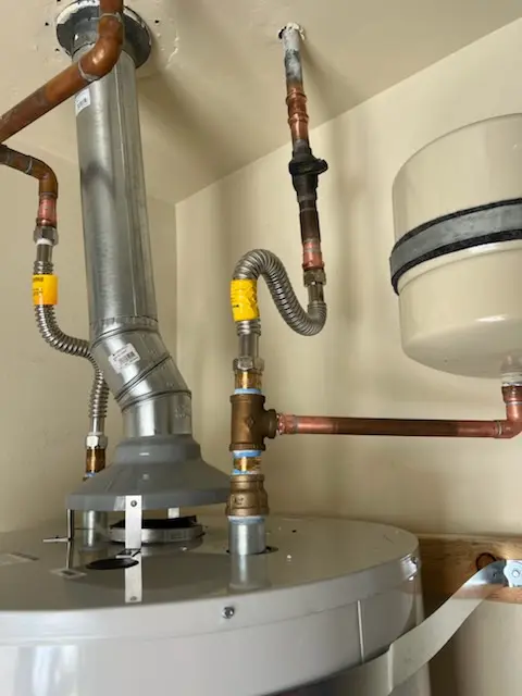 Water heater installation and plumbing repair in Mills Farm