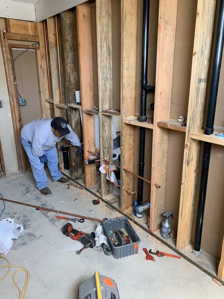 Commercial rough-in plumbing for Gas Line Repair in Mills Farm